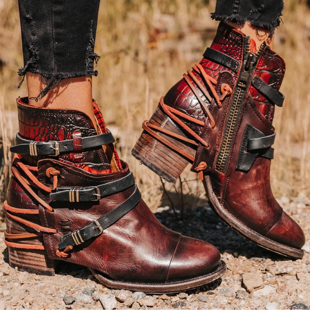 Free bird by Steven Crue wine color size 9 PLEASE NO LOWBALL
